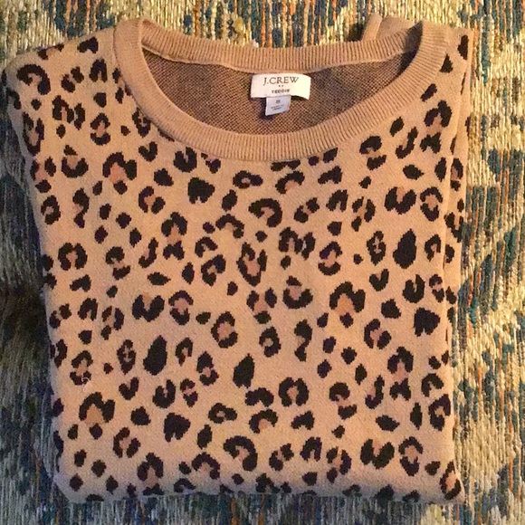 J. Crew leopard sweater - Picture 4 of 9